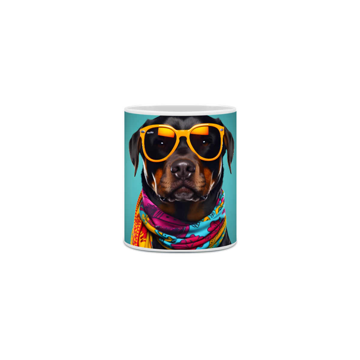 Nome do produto: Caneca Rottweiler com Arte Digital - #Autenticidade 0004