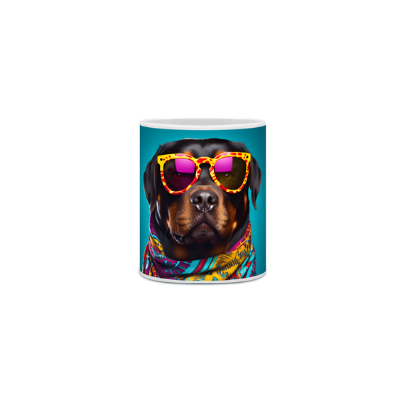 Caneca Rottweiler com Arte Digital - #Autenticidade 0005