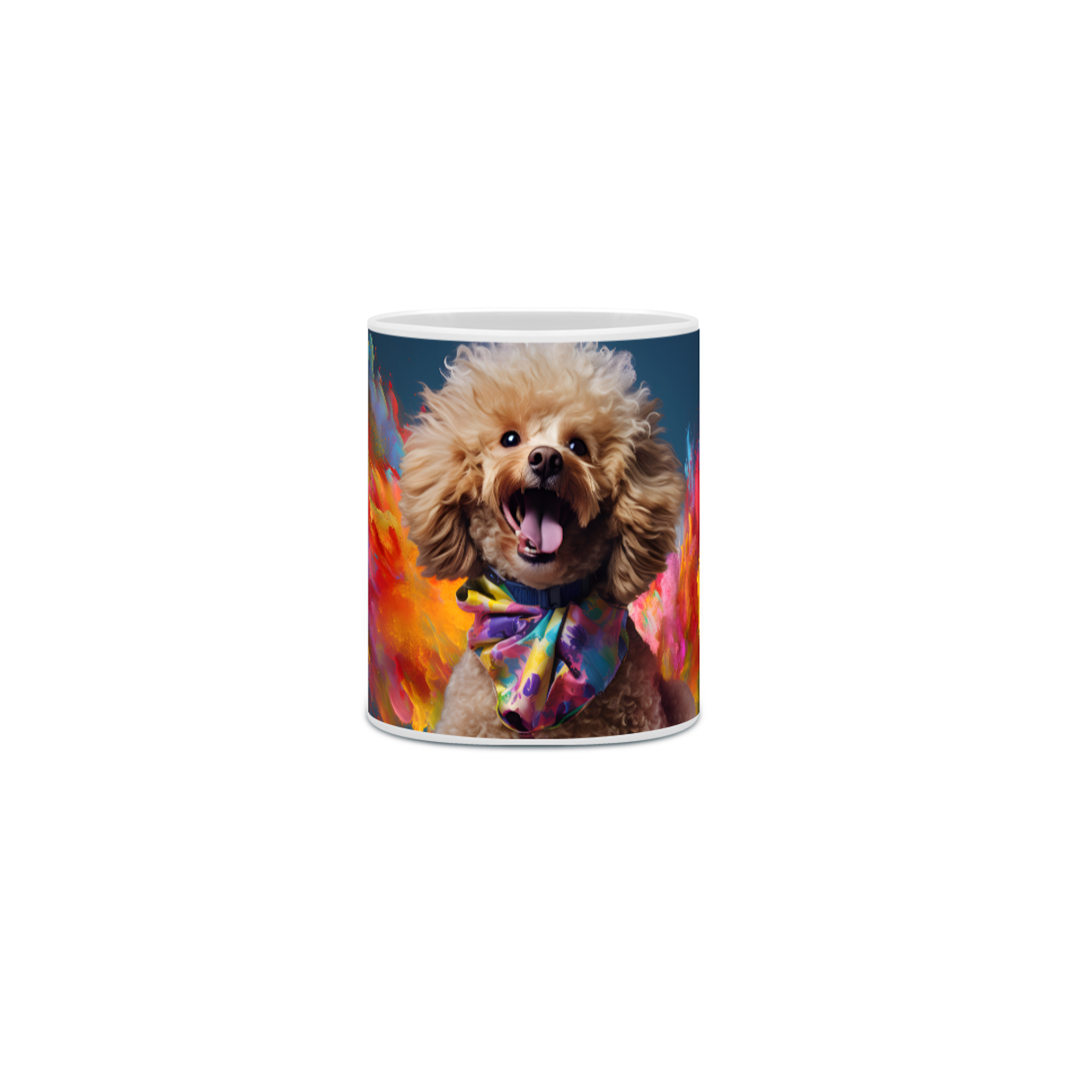 Nome do produto: Caneca Poodle com Arte Digital - #Autenticidade 0015