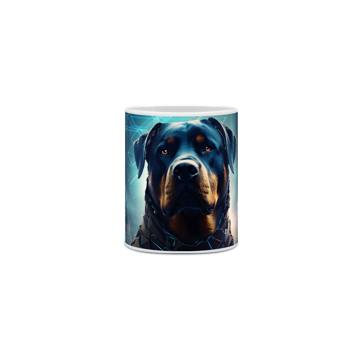 Nome do produto: Caneca Rottweiler com Arte Digital - #Autenticidade 0024