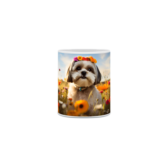 Caneca Shih Tzu com Arte Digital - #Autenticidade 0001