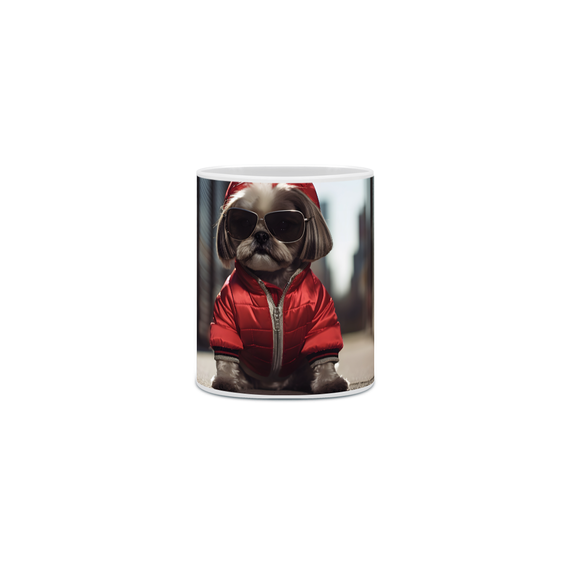 Caneca Shih Tzu com Arte Digital - #Autenticidade 0004