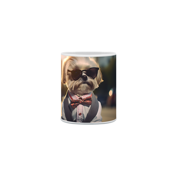 Caneca Shih Tzu com Arte Digital - #Autenticidade 0007