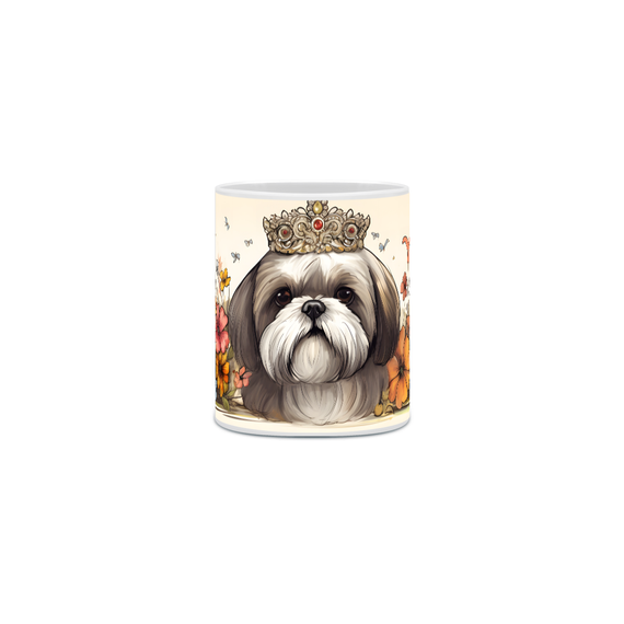 Caneca Shih Tzu com Arte Digital - #Autenticidade 0012