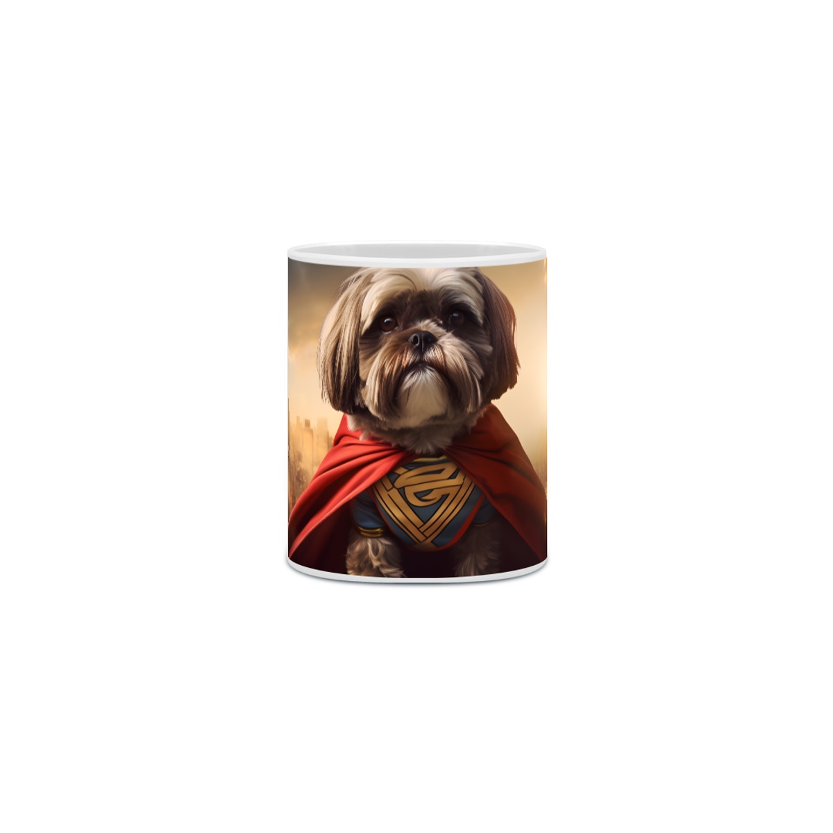 Nome do produto: Caneca Shih Tzu com Arte Digital - #Autenticidade 0014