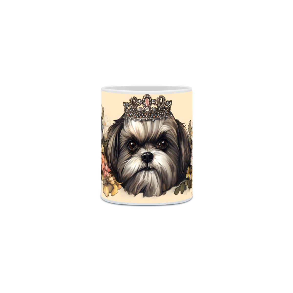 Nome do produto: Caneca Shih Tzu com Arte Digital - #Autenticidade 0015