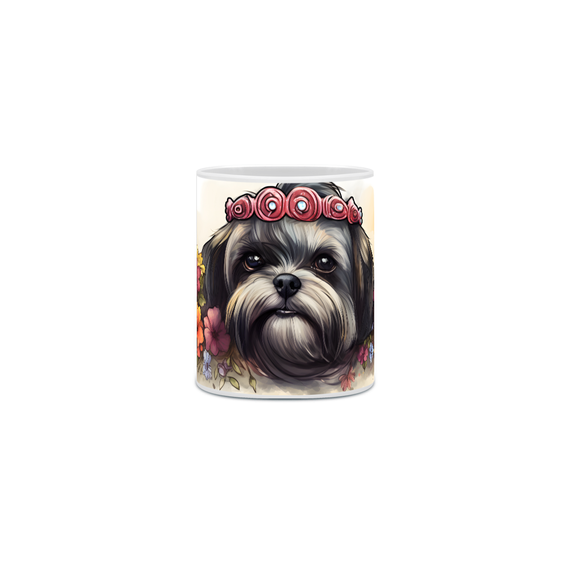 Caneca Shih Tzu com Arte Digital - #Autenticidade 0016