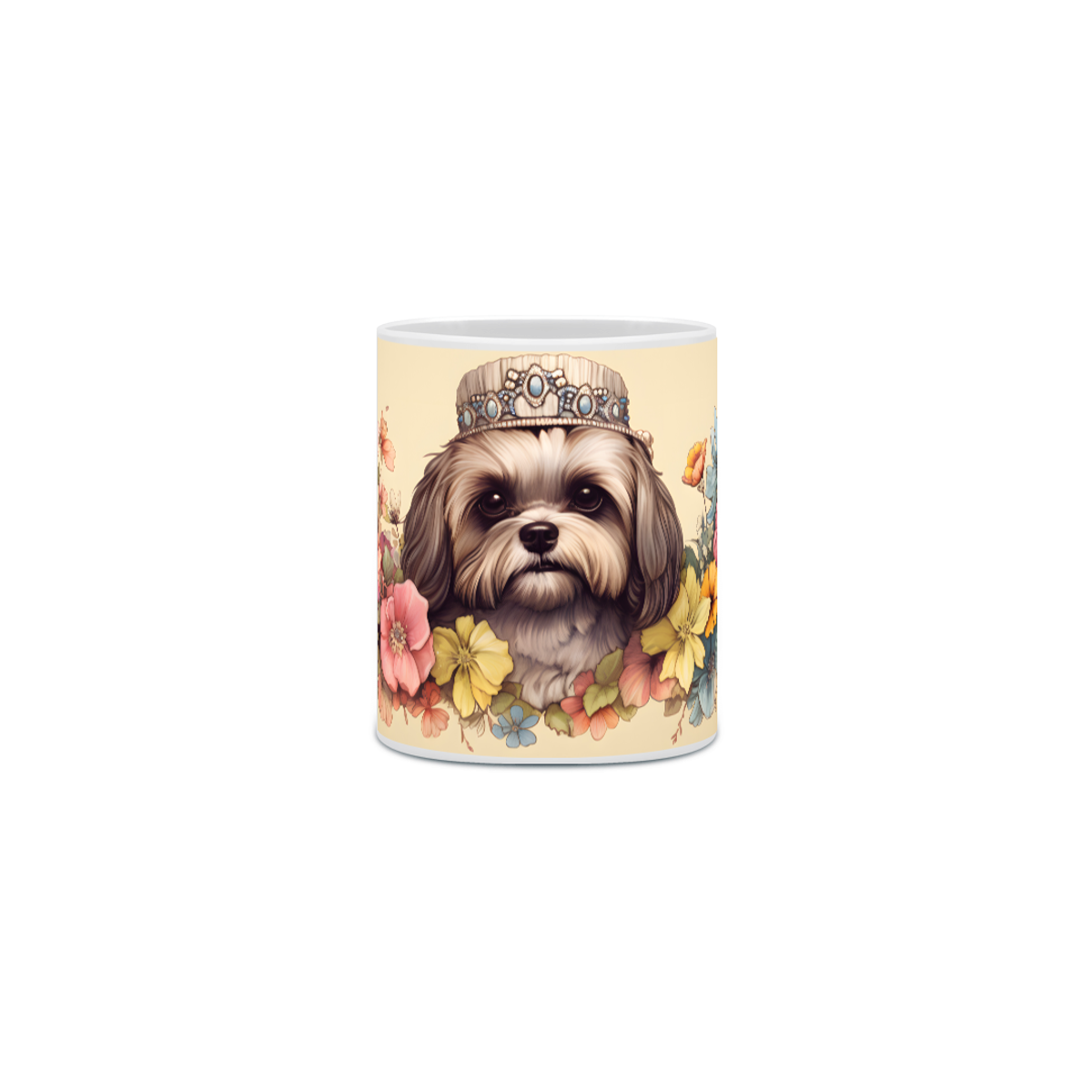 Nome do produto: Caneca Shih Tzu com Arte Digital - #Autenticidade 0017