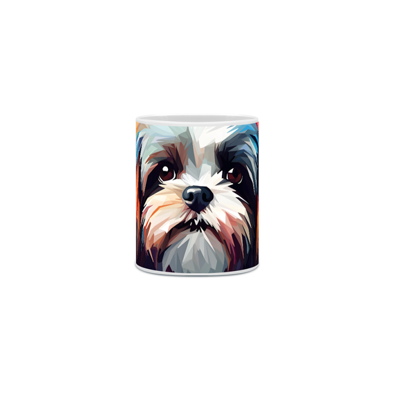 Caneca Shih Tzu com Arte Digital - #Autenticidade 0023