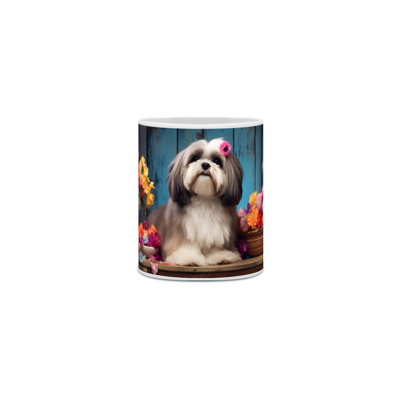 Caneca Shih Tzu com Arte Digital - #Autenticidade 0025