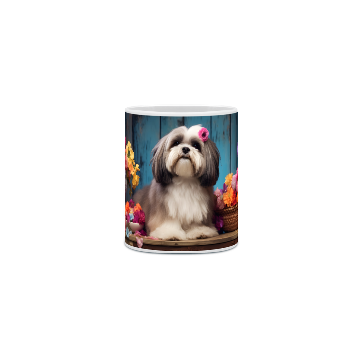 Nome do produto: Caneca Shih Tzu com Arte Digital - #Autenticidade 0025