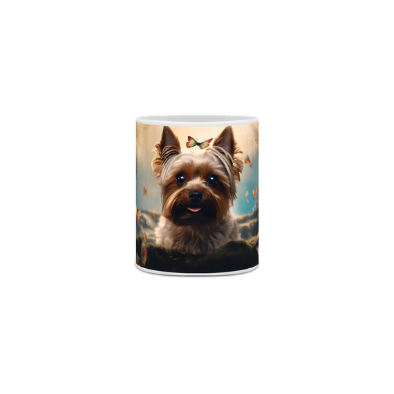  Caneca Yorkshire com Arte Digital - #Autenticidade 0003