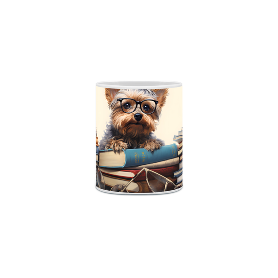  Caneca Yorkshire com Arte Digital - #Autenticidade 0005