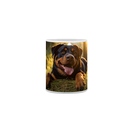 Caneca Rottweiler com Arte Digital - #Autenticidade 0011