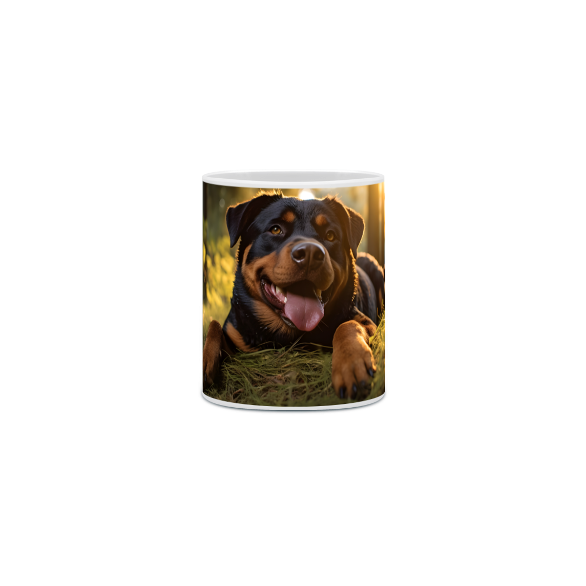 Nome do produto: Caneca Rottweiler com Arte Digital - #Autenticidade 0011