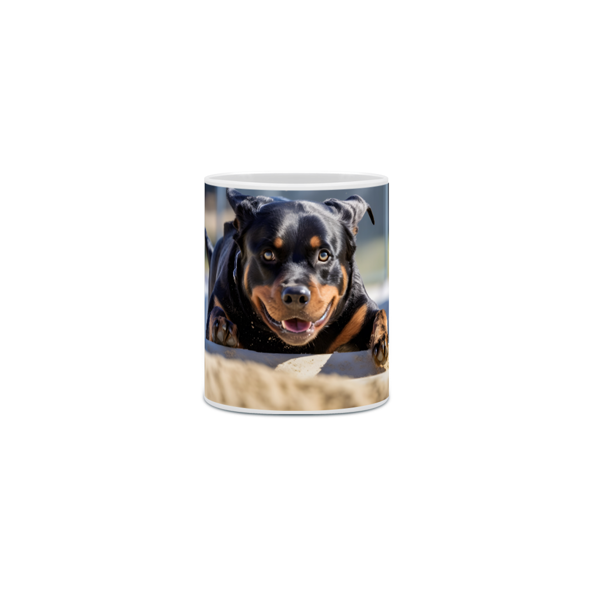 Nome do produto: Caneca Rottweiler com Arte Digital - #Autenticidade 0012