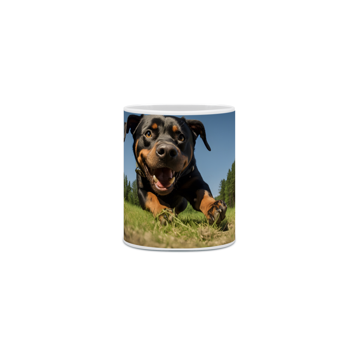 Nome do produto: Caneca Rottweiler com Arte Digital - #Autenticidade 0014