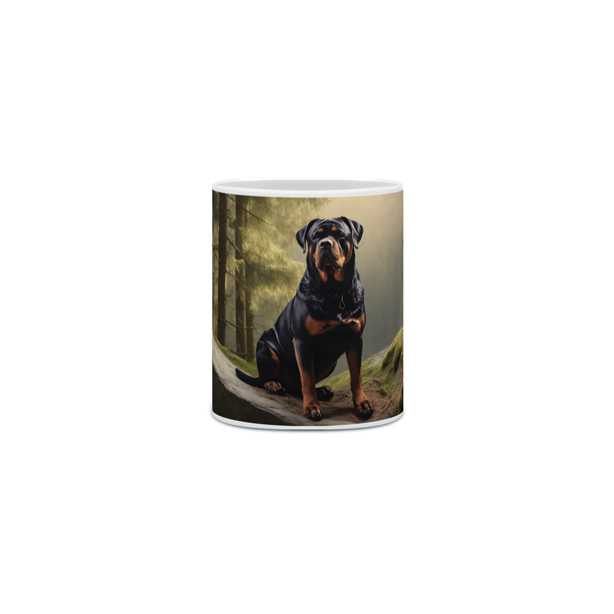 Nome do produto: Caneca Rottweiler com Arte Digital - #Autenticidade 0016