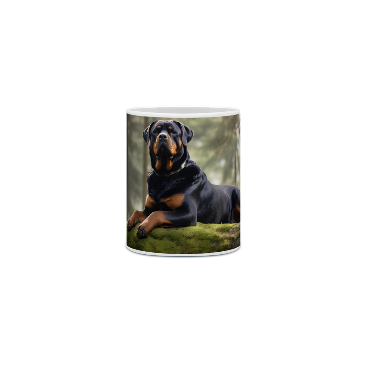 Nome do produto: Caneca Rottweiler com Arte Digital - #Autenticidade 0017