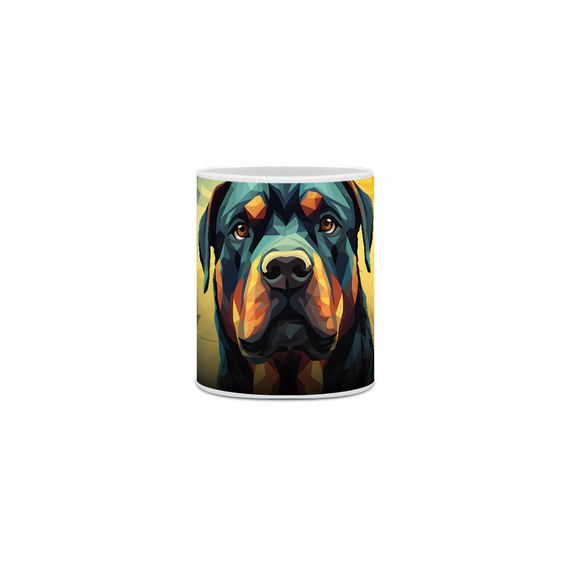 Caneca Rottweiler com Arte Digital - #Autenticidade 0019