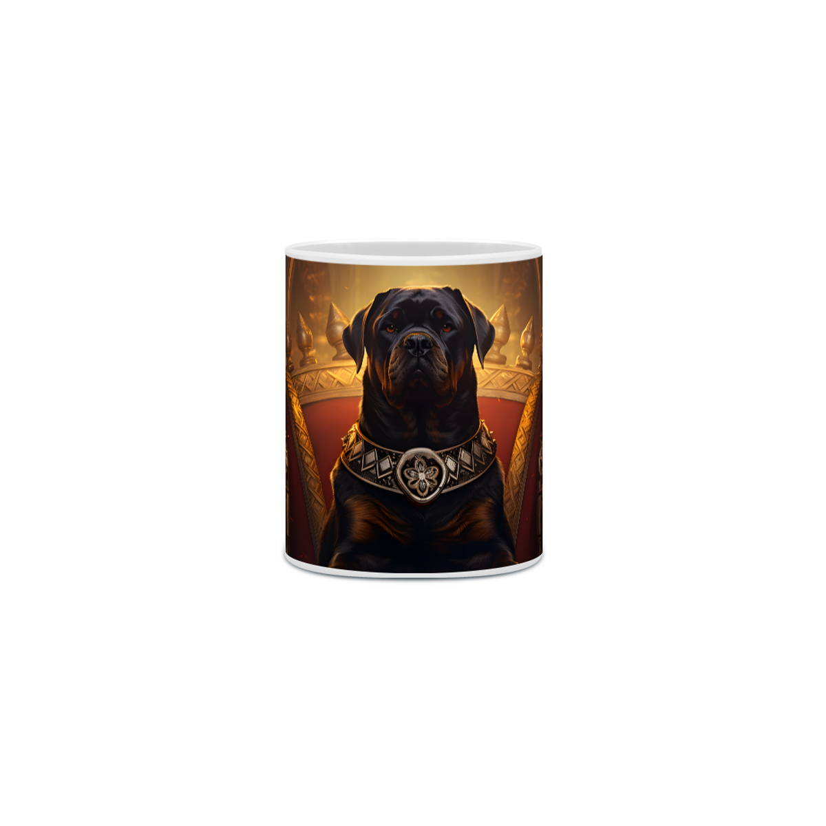 Nome do produto: Caneca Rottweiler com Arte Digital - #Autenticidade 0022