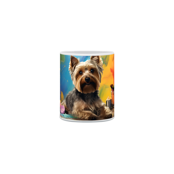  Caneca Yorkshire com Arte Digital - #Autenticidade 006