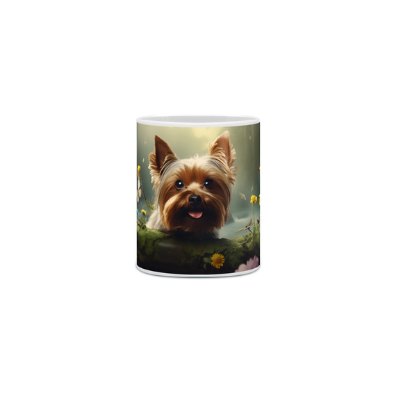  Caneca Yorkshire com Arte Digital - #Autenticidade 0007