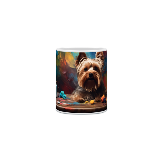  Caneca Yorkshire com Arte Digital - #Autenticidade 0011