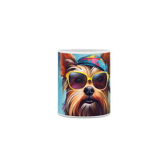  Caneca Yorkshire com Arte Digital - #Autenticidade 0017