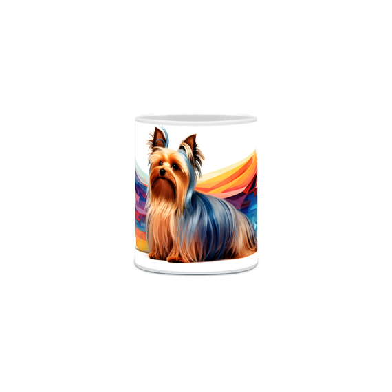  Caneca Yorkshire com Arte Digital - #Autenticidade 0025