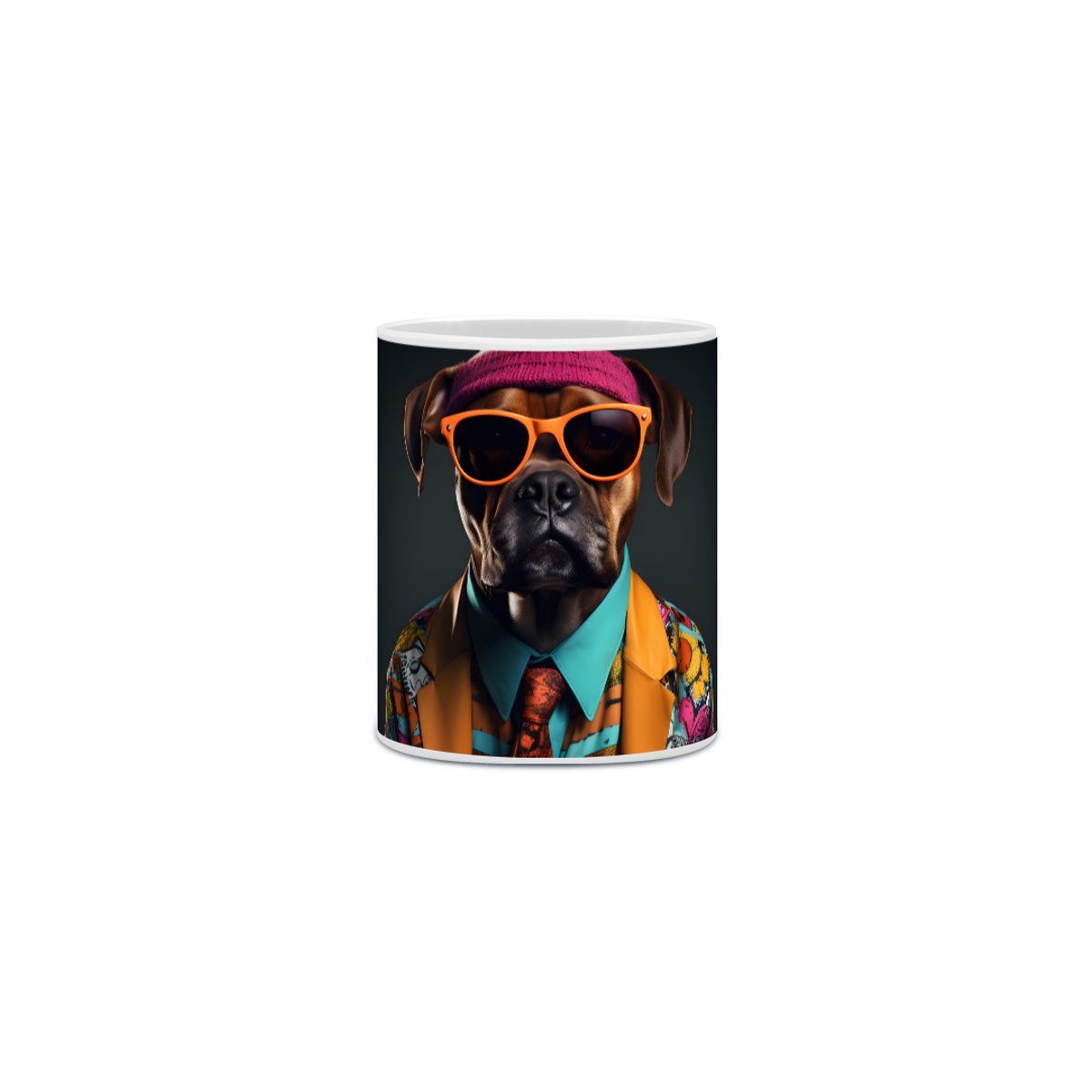 Nome do produto: Caneca Boxer com Arte Digital - #Autenticidade 0023