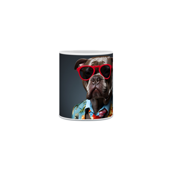 Caneca Boxer com Arte Digital - #Autenticidade 0024