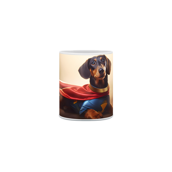 Caneca Dachshund(Salsicha) com Arte Digital - #Autenticidade 0021