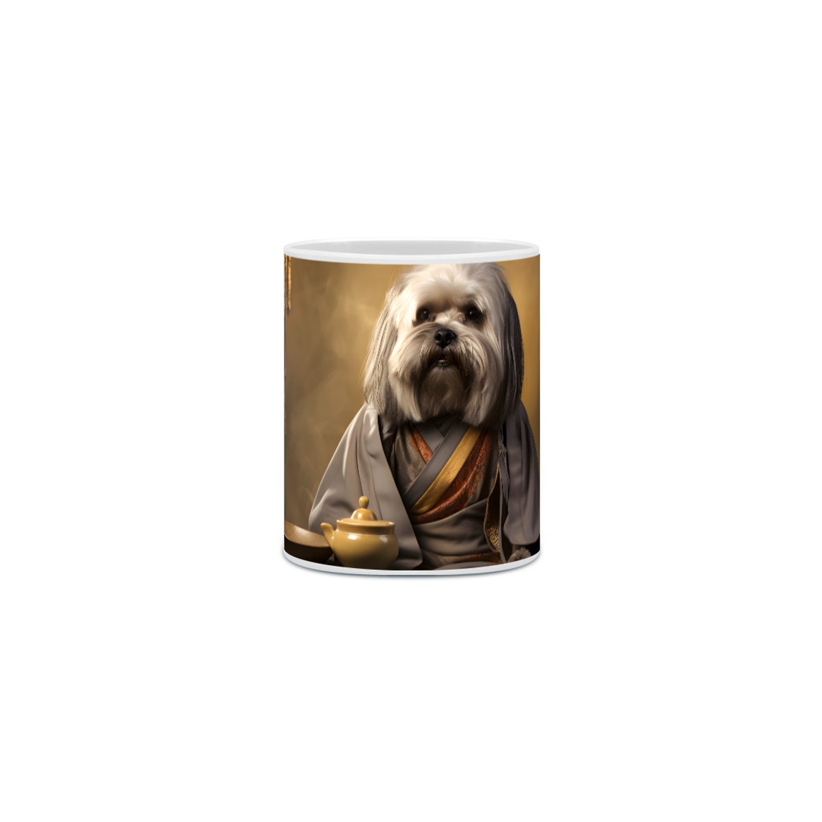 Nome do produto: Caneca Lhasa Apso com Arte Digital - #Autenticidade 0004