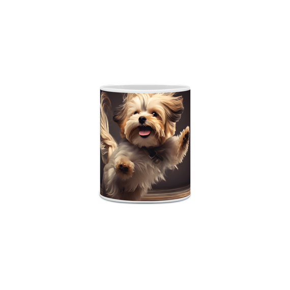 Caneca Lhasa Apso com Arte Digital - #Autenticidade 0005