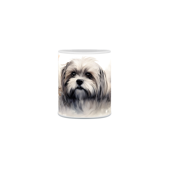 Caneca Lhasa Apso com Arte Digital - #Autenticidade 0006