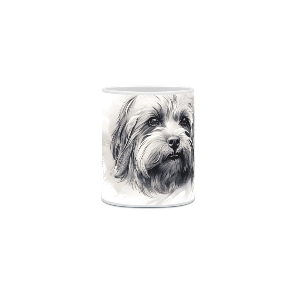 Nome do produto: Caneca Lhasa Apso com Arte Digital - #Autenticidade 0007