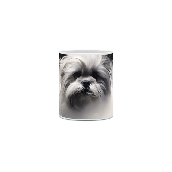 Caneca Lhasa Apso com Arte Digital - #Autenticidade 0009