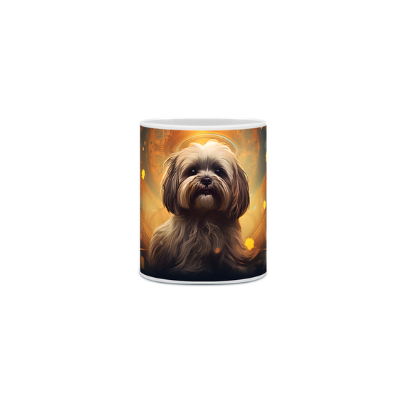 Caneca Lhasa Apso com Arte Digital - #Autenticidade 0011