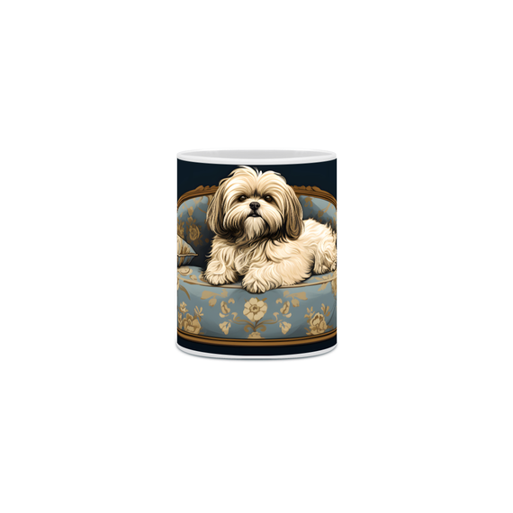 Caneca Lhasa Apso com Arte Digital - #Autenticidade 0022