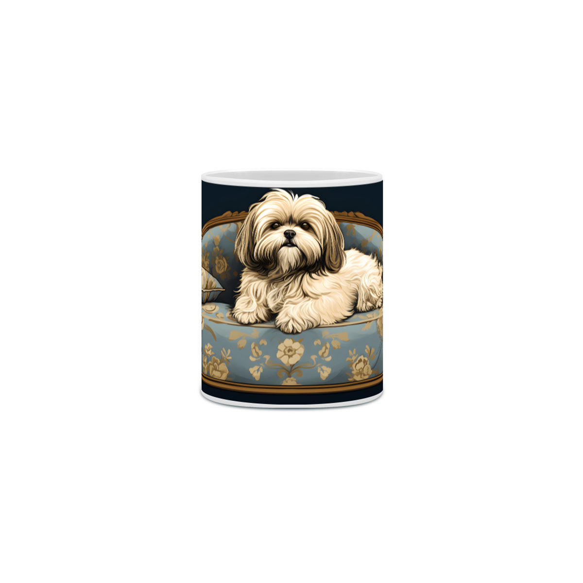 Nome do produto: Caneca Lhasa Apso com Arte Digital - #Autenticidade 0022