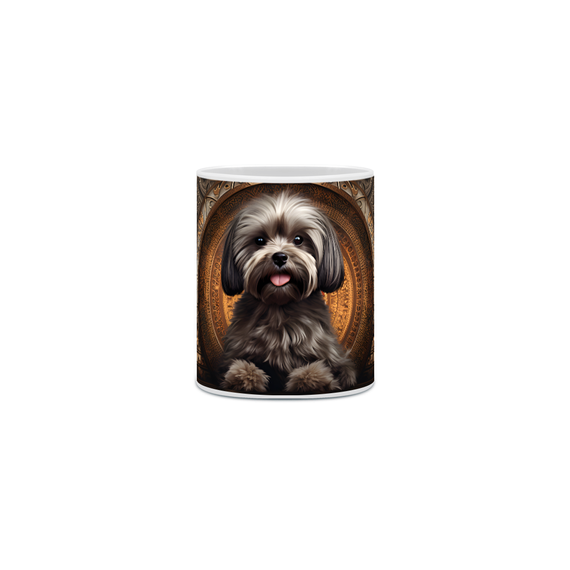 Caneca Lhasa Apso com Arte Digital - #Autenticidade 0013