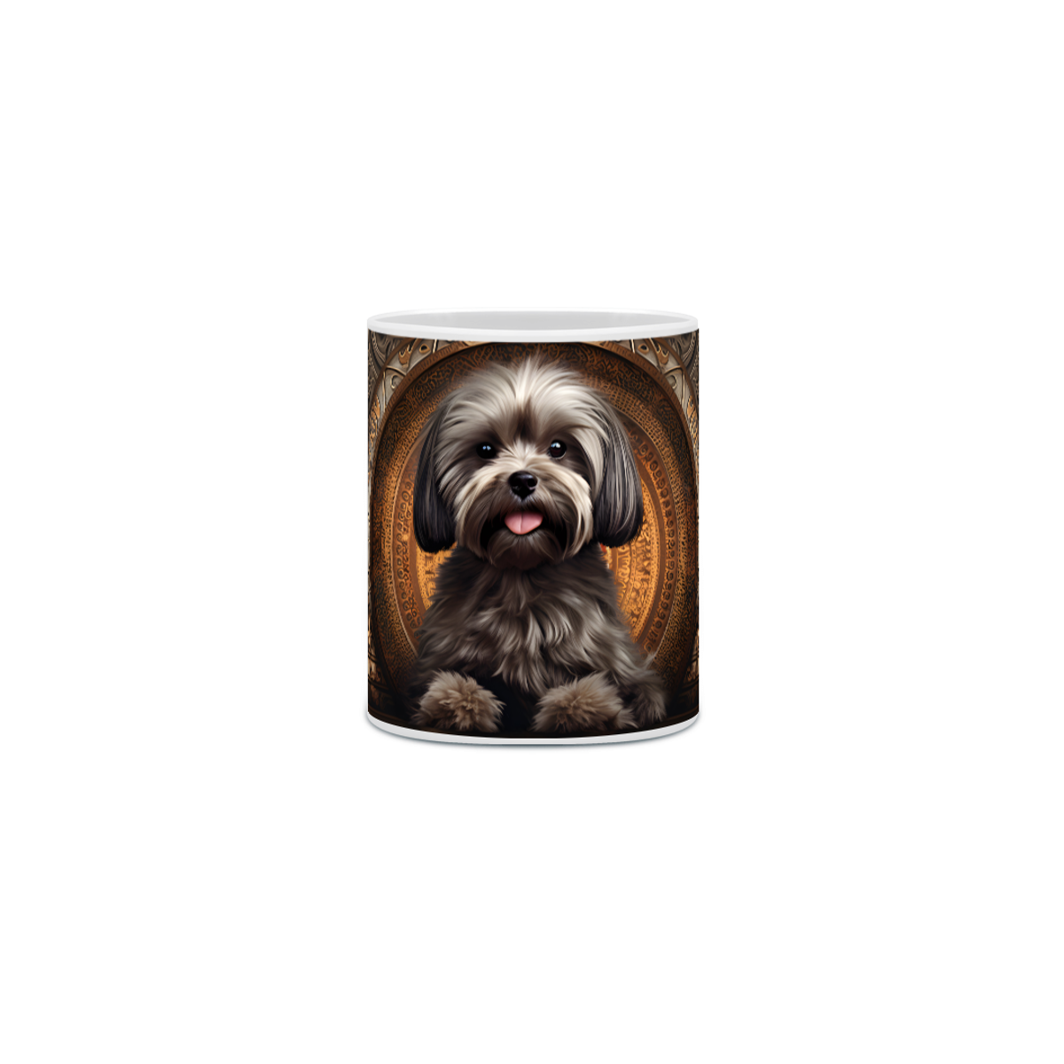 Nome do produto: Caneca Lhasa Apso com Arte Digital - #Autenticidade 0013