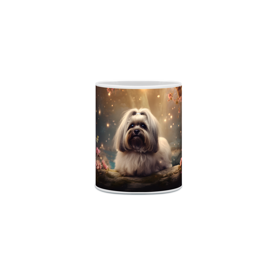 Caneca Lhasa Apso com Arte Digital - #Autenticidade 0014