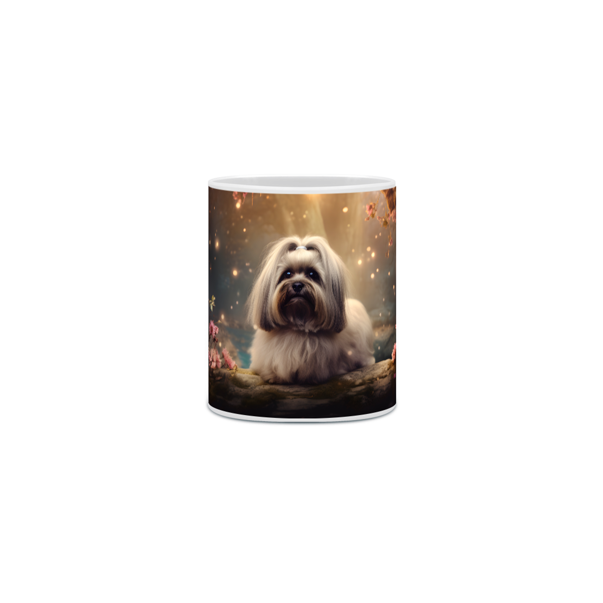 Nome do produto: Caneca Lhasa Apso com Arte Digital - #Autenticidade 0014