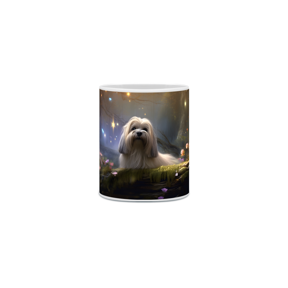 Caneca Lhasa Apso com Arte Digital - #Autenticidade 0015