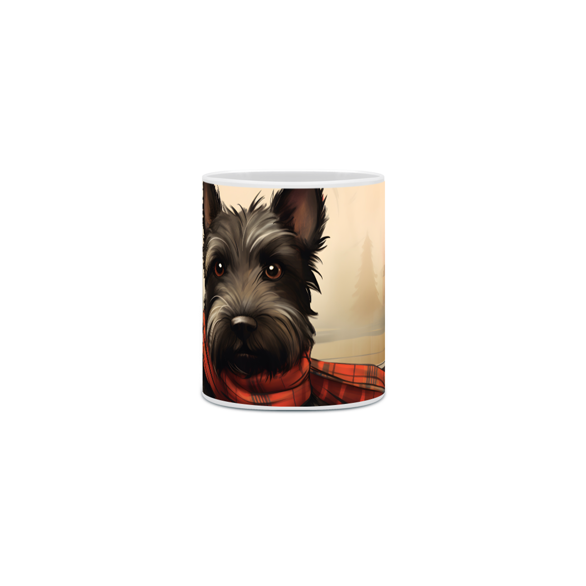 Nome do produto: Caneca Scottish Terrier com Arte Digital - #Autenticidade 0004