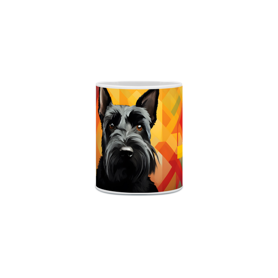 Caneca Scottish Terrier com Arte Digital - #Autenticidade 0011