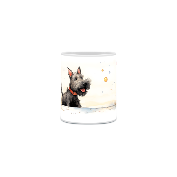 Caneca Scottish Terrier com Arte Digital - #Autenticidade 0025