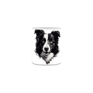 Caneca Border Collie com Arte Digital - #Autenticidade 0002